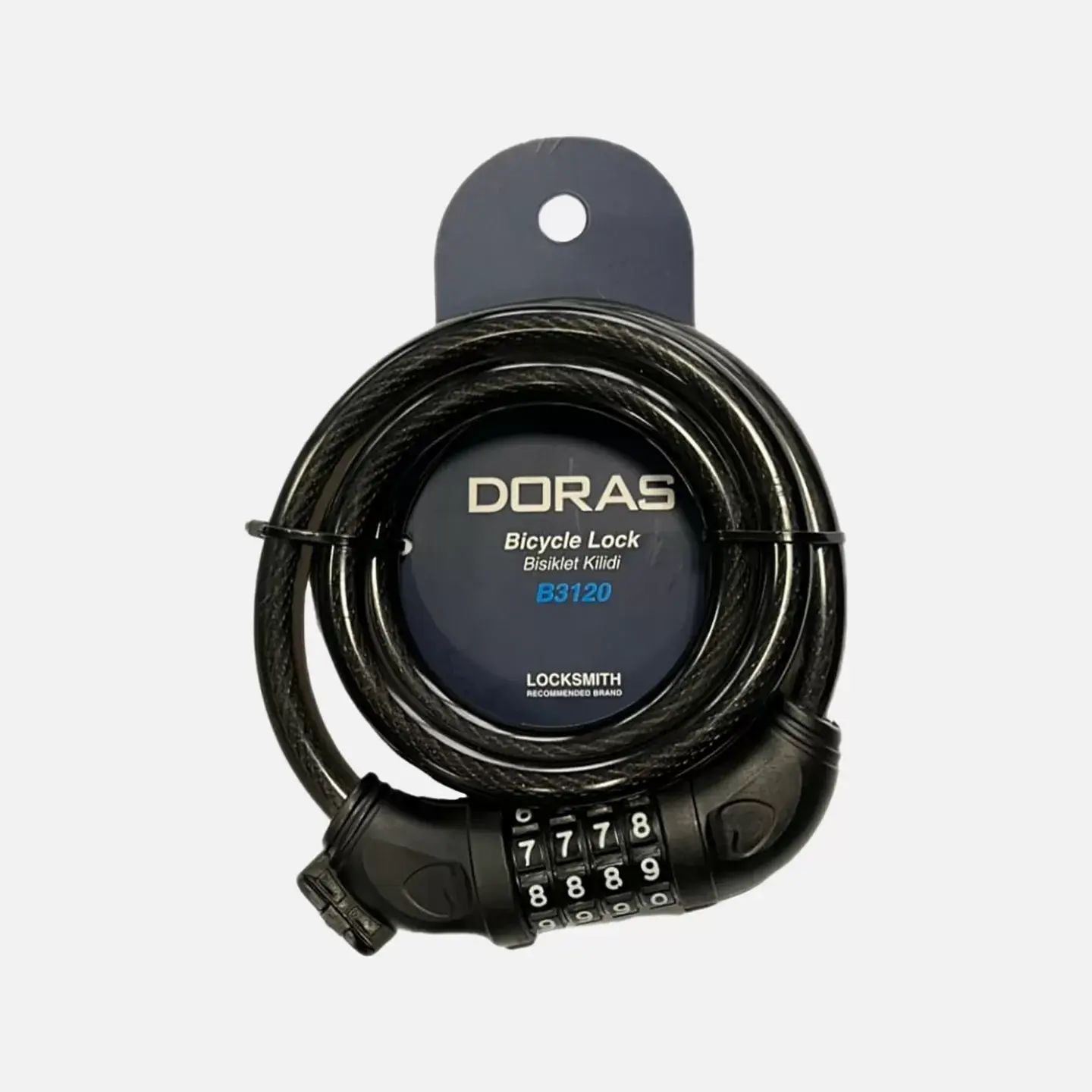 Doras Kilit Bisiklet Kilidi Şifreli B3120