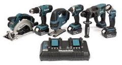 Makita DLX6068PT Elektrikli El Aletleri Seti