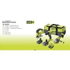 Ryobi RCK183A-252S 18 V Akülü 3'lü Combo Set T5133005714