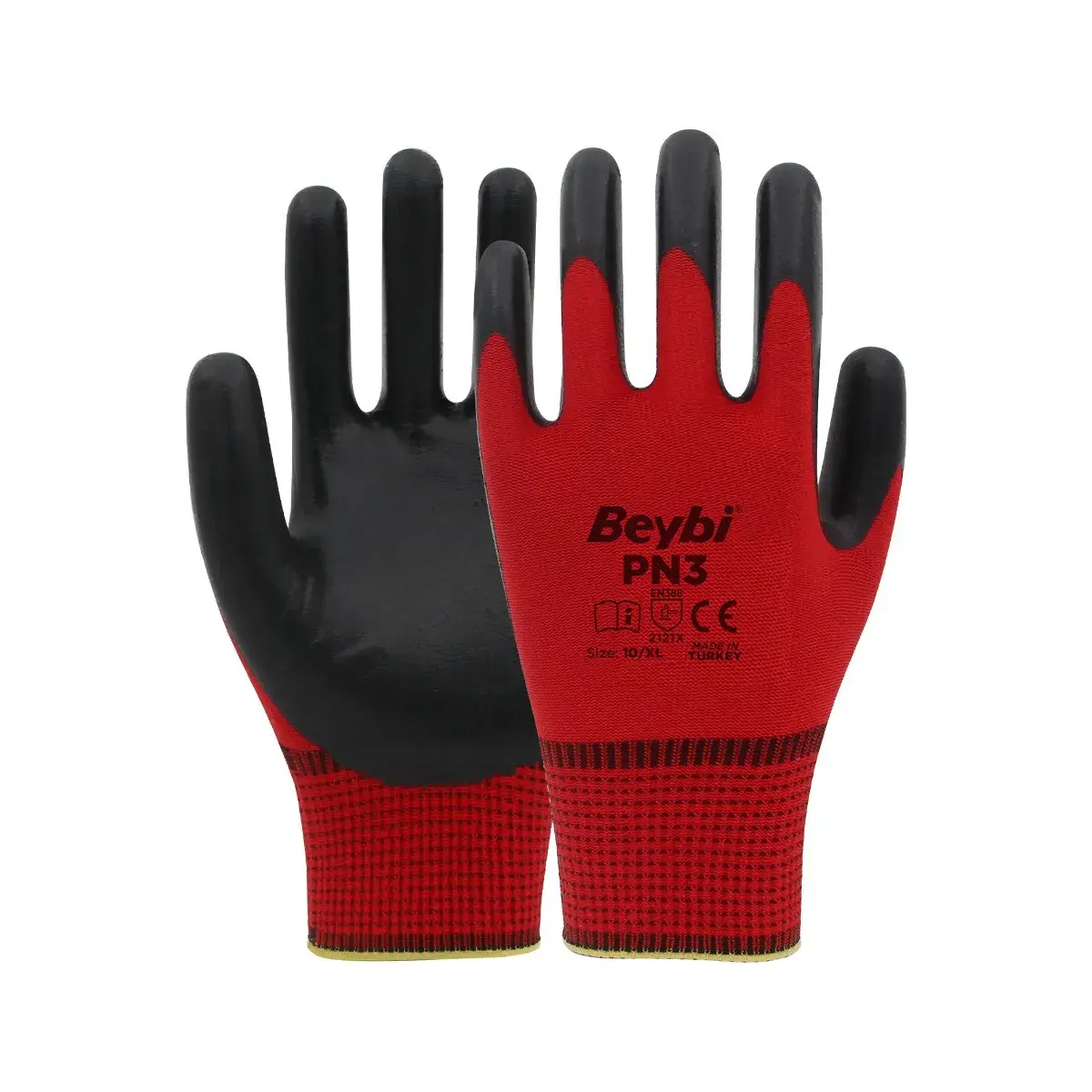 BEYBİ PN3 ZEBRA NİTRİL İŞ ELDİVENİ