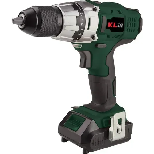 Klpro KLNM1820 18 V 2.0 AH LI-ION Çift Akülü Darbesiz Matkap