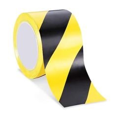 MERCURE YER İŞARETLEME BANDI SARI-SİYAH 48mm.*30Mt