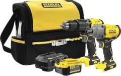 Stanley SFMCK217M1S Akülü Darbeli Matkap ve Somun Sıkma 2'li Seti 18v