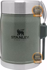 Stanley Klasik Kaşıklı Yeşil 0.40 lt Çelik Yemek Termosu