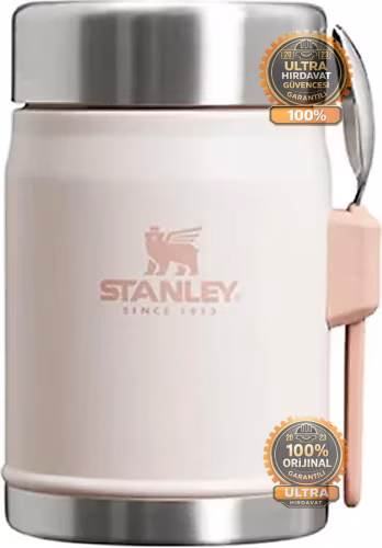 Stanley Klasik Kaşıklı Pembe 0.40 lt Çelik Yemek Termosu