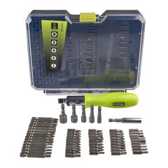 Ryobi RAK59SD 59 Parça Cırcırlı Tornavida ve Vidalama Uç Seti