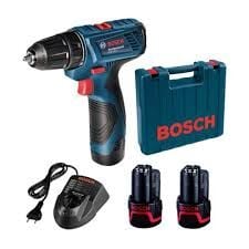 Bosch GSR 120-Li Çift Akülü 2 Ah Vidalama Makinesi