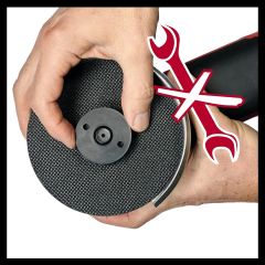 Einhell TE-AG 18/115 Q Li Solo, Akülü Avuç Taşlama