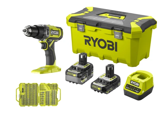 Ryobi RPD18-252TA127 1X5AH 1X2AH Çift Akülü Darbeli Matkap