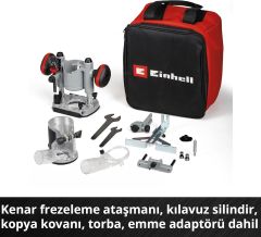 Einhell TP-RO 18 Set Li BL - Solo, Kömürsüz Akülü Dik & Kenar Freze Set