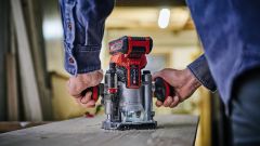 Einhell TP-RO 18 Set Li BL - Solo, Kömürsüz Akülü Dik & Kenar Freze Set