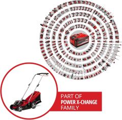 Einhell GE-CM 36/33 Li (2x2,5Ah), Akülü Çim Biçme Makinesi