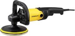 Stanley 1300W 180mm Polisher, Yellow/Black - Sp137-B5, 2 Years Warranty