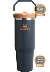 Stanley The Iceflow Flip Straw Lacivert 0.89 lt Pipetli Termos Bardak