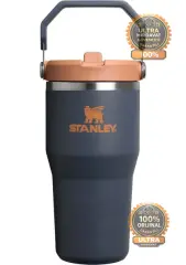 Stanley The Iceflow Flip Straw Lacivert 0.60 lt Pipetli Termos Bardak