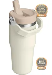 Stanley The Iceflow Flip Straw Bej 0.41 lt Pipetli Termos Bardak