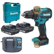Makita DDF490WVE 18 V Çift Akülü 2 Ah Darbesiz Matkap