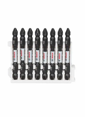 BOSCH ImpactC Vidalama Çift Uç PH2-PZ2*65 8'li