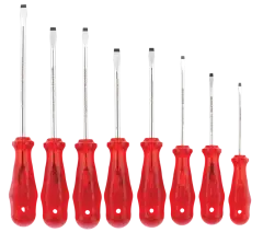 İzeltaş Kraft Seri Düz Uçlu Tornavida Takımı 8 parça