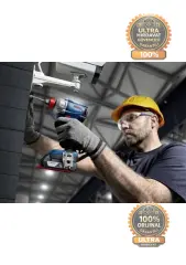 Bosch GDX 18V-285 Çift Akülü 4 Ah Darbeli Somun Sıkma Makinesi