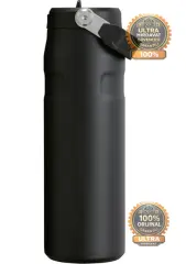 Stanley The IceFlow Flip Straw 2.0 Siyah 0.70 lt Pipetli Termos Bardak