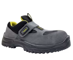 Baymax Silver S1 Süet Cırtlı Çelik Burunlu İş Ayakkabısı No:37