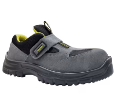 Baymax Silver S1 Süet Cırtlı Çelik Burunlu İş Ayakkabısı No:39