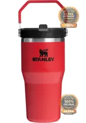 Stanley The Iceflow Flip Straw Kırmızı 0.60 lt Pipetli Termos Bardak