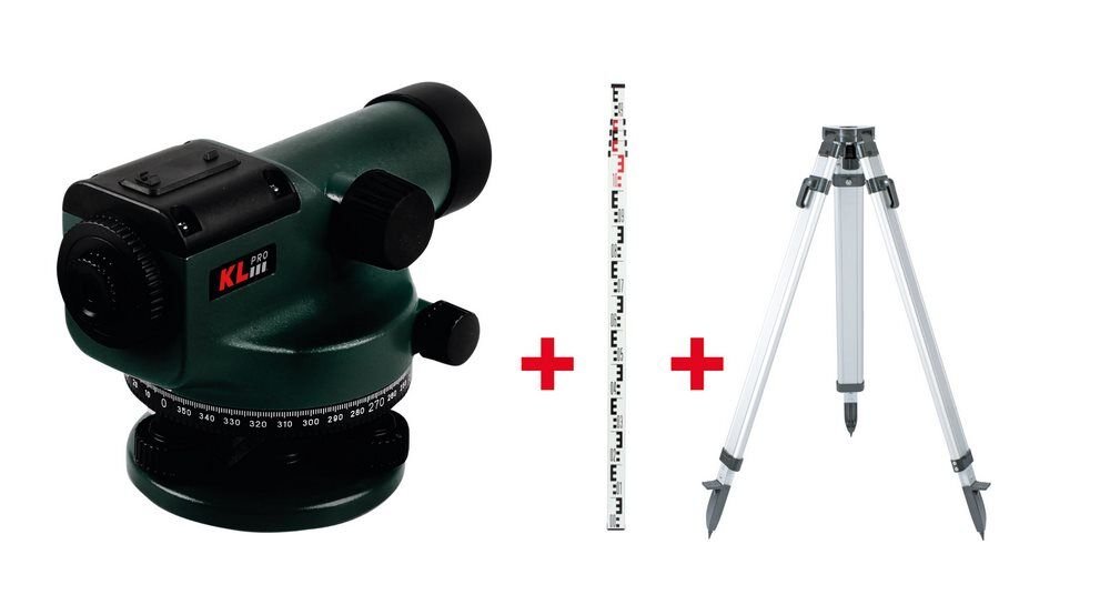 32X OPTİK NİVO SET ( 5 METRE MİRA + TRİPOD)