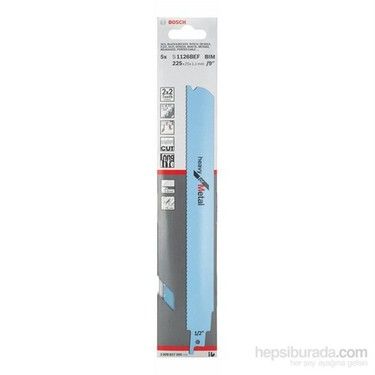Bosch Heavy Serisi Metal İçin Tilki Kuyruğu Bıçağı S 1126 Bef