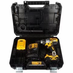 DEWALT DCD996P2-QW ÇİFT AKÜLÜ KÖMÜRSÜZ PROFESYONEL DARBELİ MATKAP 18 VOLT - 5.0 AH LI-ION, SARI-SİYAH