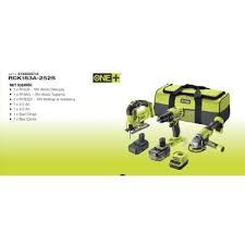 Ryobi RCK183A-252S 18 V Akülü 3'lü Combo Set T5133005714