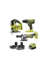 Ryobi RCK183A-252S 18 V Akülü 3'lü Combo Set T5133005714