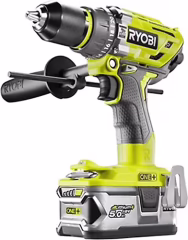 Ryobi R18PD7-0 akülü darbeli matkap (18 V, darbeli matkap fonksiyonu, pilsiz, hızlı sıkıştırmalı mandren, LED aydınlatma)
