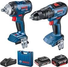 Bosch Gds 18v-400 + Gsb 18v-50 Çift Akü