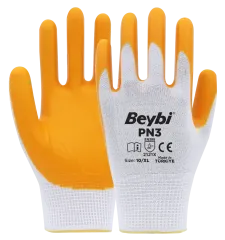 BEYBİ PN3 ZEBRA NİTRİL İŞ ELDİVENİ