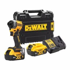 Dewalt 18V 5.0AH Li-Ion Çift Bataryalı Profesonel Kömürsüz Dabeli Tornavida