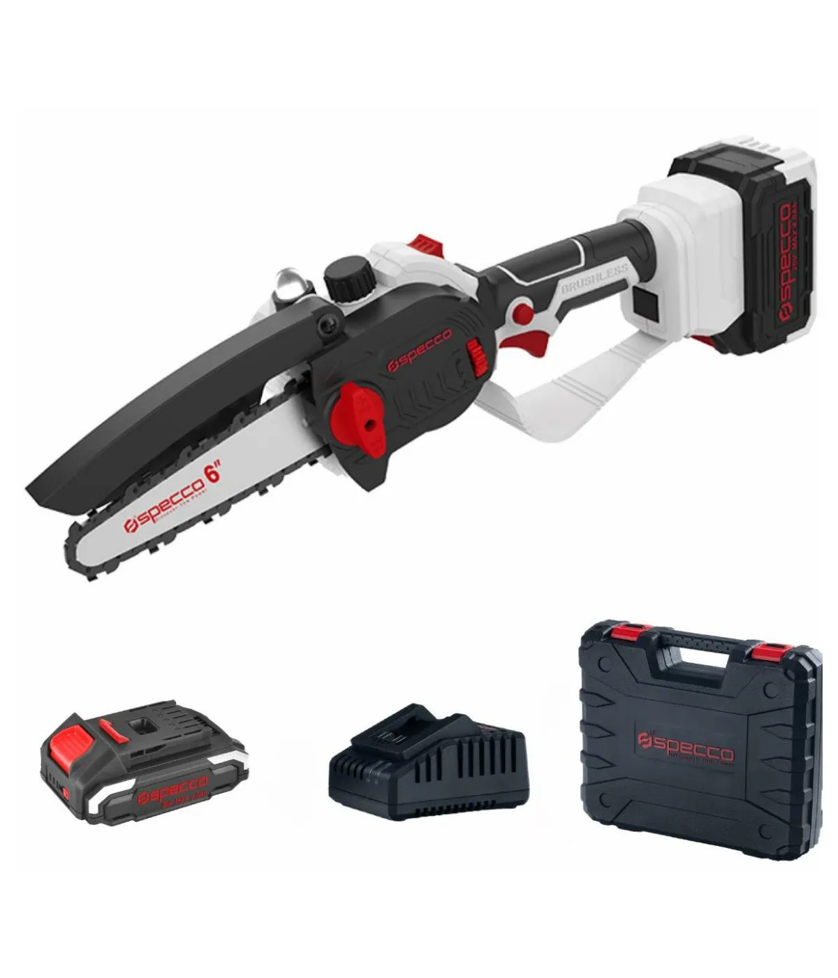 Specco 20V Akülü Kömürsüz El Testeresi SP20V-5055