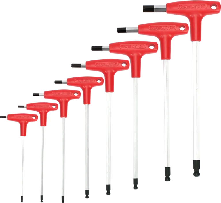 T Tipi Yuvarlak Başlı Allen Anahtar Takımı 8 Parça