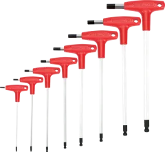 T Tipi Yuvarlak Başlı Allen Anahtar Takımı 8 Parça