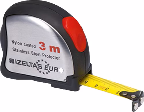 İzeltaş  Krom Şerit Metre ( 3 METRE )