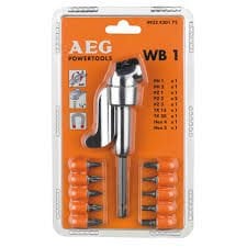 AEG WB1 10 Parça Köşe Vidalama Adaptörü
