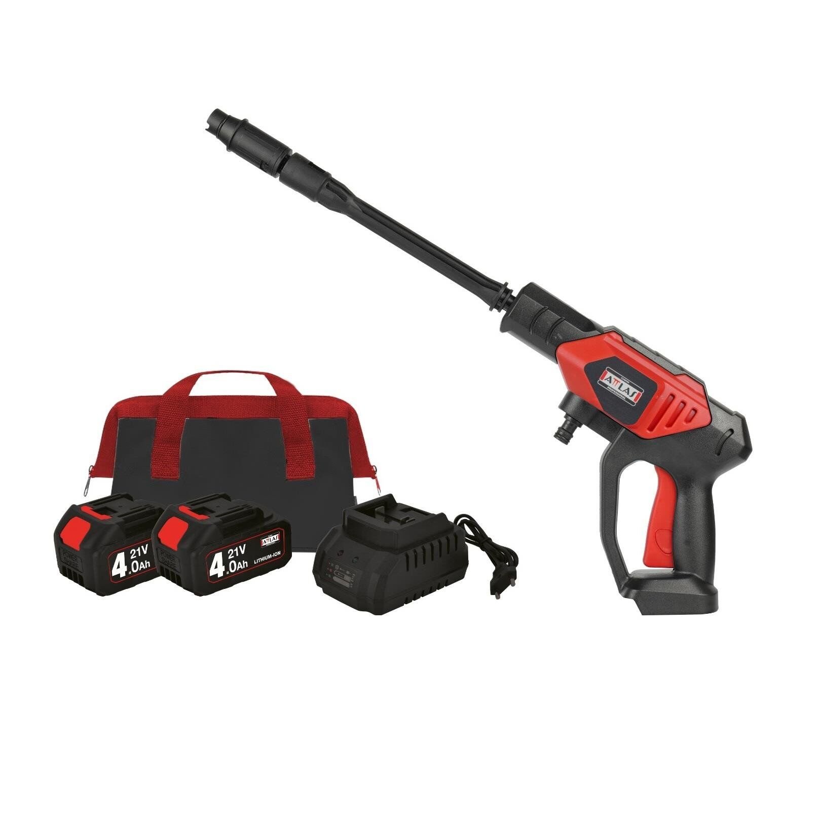 ATB 21  HPW-402C 21V AKÜLÜ BASINÇLI YIKAMA 2X 4.0 AH